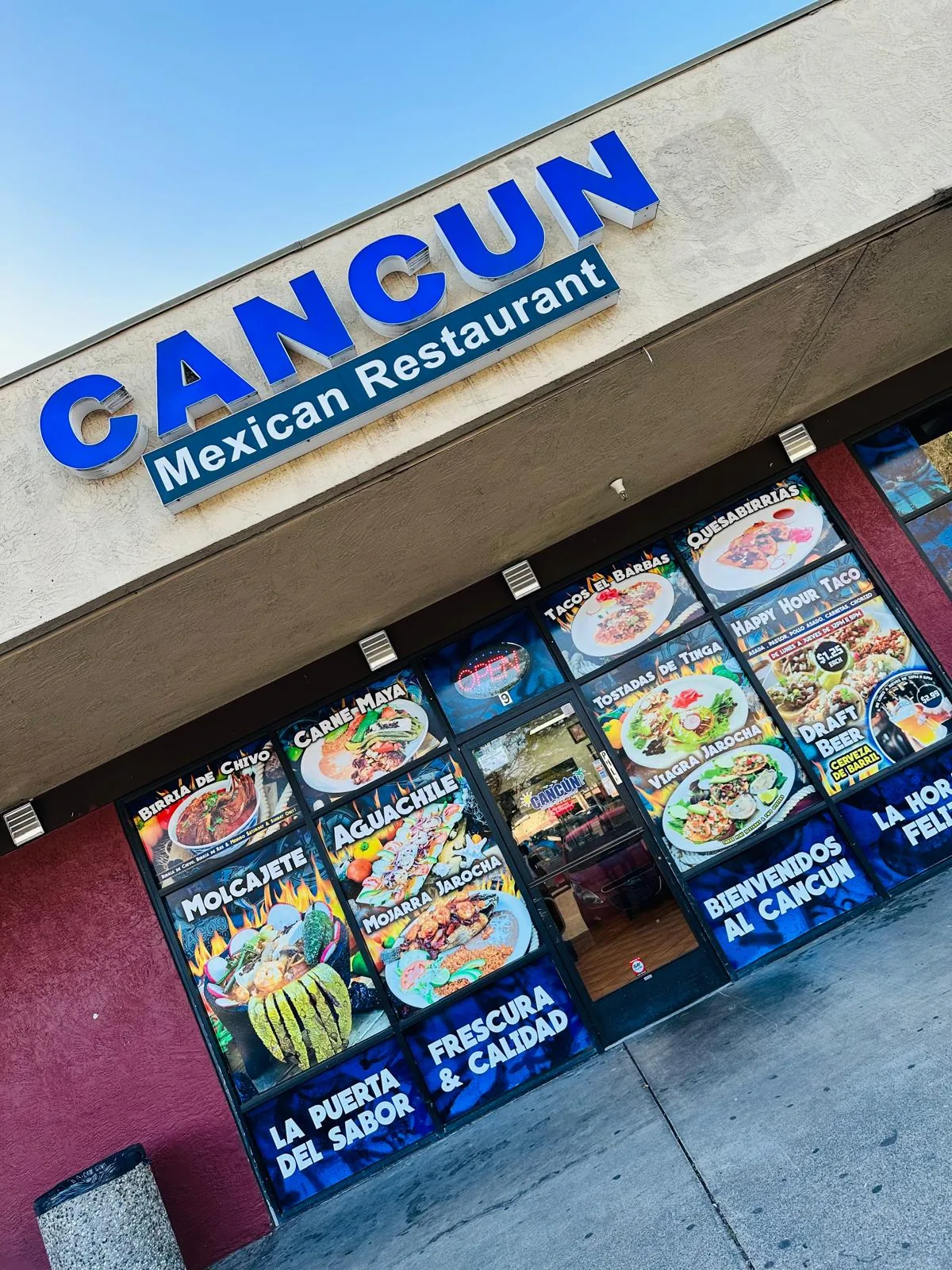 Cancun Mexican Restaurant storefront